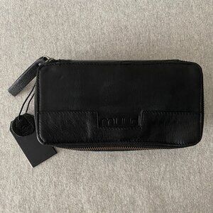 NWT Muud Hope Project Case Black Real Leather